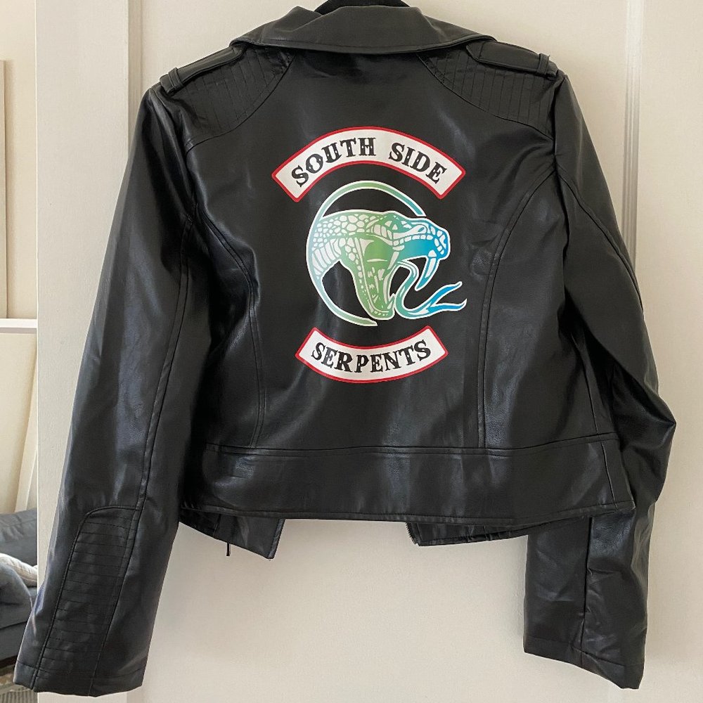 Southside Serpents Faux Leather Jacket NWT